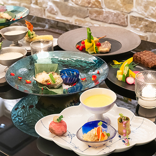 FIORIA Premiumの創作和食コース料理イメージ