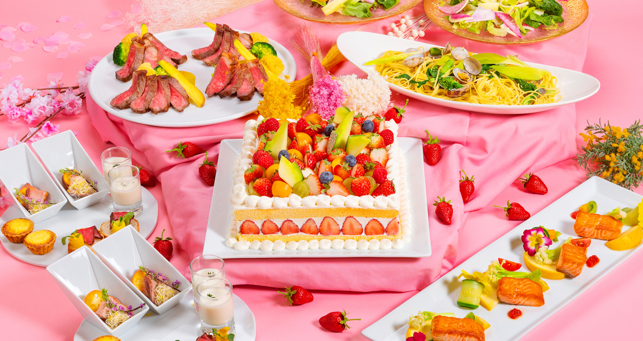 「歓送迎会プラン　春のサーロインテーキコース」イメージ画像