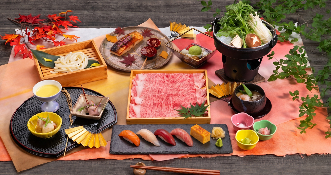 「匠味　佐賀牛すき焼と特選寿司コース」イメージ画像
